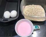 Foto del paso 1 de la receta: Budín/Muffins de Avena y Frutilla 🥧🧁🍓