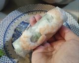 A picture of step 6 of Fresh Spring Rolls with Grilled Chicken and Shrimp.