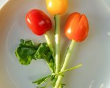 A picture of step 4 of Sweet Spring is Here! Cherry Tomato Tulip Salad 🍅🌷.