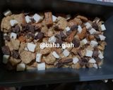 Foto langkah ke 2 dari resep Chocolate Cheese Bread Pudding.