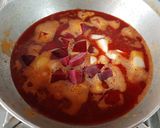 A picture of step 2 of Beet Hingi.