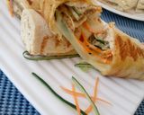 A picture of step 7 of Pinwheel cheese sandwich.