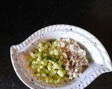 A picture of step 5 of Chopped Cucumber Salad.