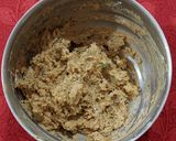 A picture of step 3 of Walnut masoor dal bullets.