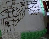 A picture of step 2 of Azadi cake.