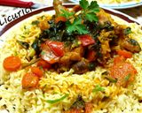 Pas rețetă Spinach rabbit curry (curry de iepure cu spanac) 7 fotografie