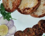A picture of step 4 of Kabab Bun.