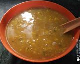 A picture of step 2 of Sour moong dal soup.