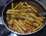 वांगे शेवग्याच्या शेंगाची भाजी (vange shevgyachya shengachi bhaji recipe in marathi) रेसिपी स्टेप 5 फोटो 