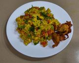 डाएट ची ओट्सची खिचडी (Diet Oats Khichdi Recipe In Marathi) रेसिपी स्टेप 4 फोटो 
