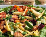 A picture of step 3 of Grilled Chicken Apple Salad.