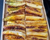 Une image de l'étape 2 de Gratin d'asperges au chorizo.