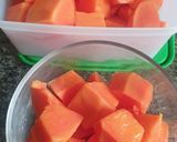 Foto langkah ke 1 dari resep Pepaya Jeruk Nipis.