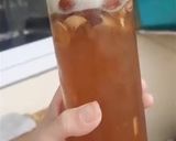 Hình bước làm 3 của món Kombucha gừng, táo đỏ