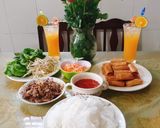 Hình bước làm 5 của món Bún chả giò thịt bò xào