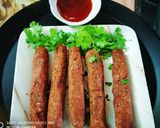 A picture of step 9 of Soya keema kabab.
