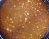 A picture of step 5 of Chana Masala.