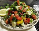 A picture of step 1 of Salatet Batata (Lebanese Style Potato Salad).
