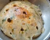 A picture of step 6 of Sarva pindi (rice flour pancake).