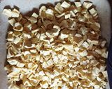 A picture of step 1 of Chakka Puzhukku (Jackfruit steamed with spices).