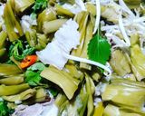 Hình bước làm 3 của món Gỏi dọc mùng siêu ngon