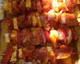 Pas rețetă Frigărui de porc și legume cu sos picant 2 fotografie