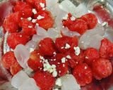 A picture of step 2 of Summer Salad With Ice Apple And Watermelon.