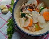 Foto langkah ke 4 dari resep Sup Lobak Tetelan Sapi.