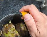 Foto del paso 3 de la receta: Me tomo un minutito y me quiero dar un gustito, me preparó un Dip de Alcauciles