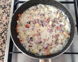 Foto del paso 6 de la receta: Nidos de pasta diferentes: con fuet, verduras y soja 
