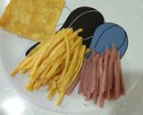 酷企鵝牛丼涼麵的食譜步驟1照片