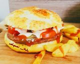 عکس مرحله 1 از دستور برگر سویا با نان خانگی