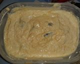 A picture of step 2 of Mango kulfi with coffee-choco pieces🥭🥭🥭🥭🥭🥭🥭🥭🥭🥭🥭🥭🍫🍫.