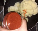 A picture of step 4 of Gobhi Mussalam.