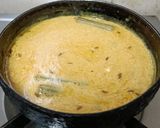 A picture of step 5 of Saragava Ni Shing Nu Lotwalu Shaak (Drumstick vegetable --- A Gujarati Delicacy).