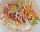 BBQ-s tépett csirkemell házi tortillàban recept fázis 3 fotója