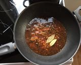 A picture of step 3 of Black dal with naan.