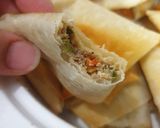 صورة لخطوة 5 من وصفة سمبوسه بحشوة المطبق 😋