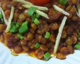 A picture of step 1 of Dry Chana Daal.