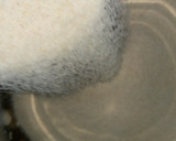 A picture of step 3 of Basbousa.
