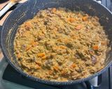 Une image de l'étape 13 de Bœuf aux tomates, carottes, oignons rouges et épices (avec pains paratha).