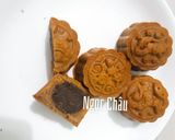 Hình bước làm 5 của món Bánh trung thu nhân đậu xanh chay