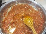 Arroz meloso de pollo al ajillo
