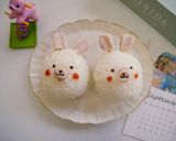免模具「兔子飯糰」簡單小可愛。的食譜步驟3照片