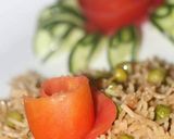 A picture of step 4 of Masla matar pulao.