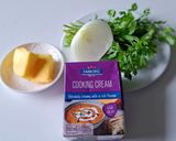 Hình bước làm 2 của món MÌ spaghetti sốt tôm-rau củ