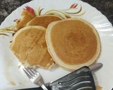 A picture of step 4 of Eggless Pancakes.