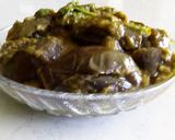 A picture of step 7 of Brinjal gravy.