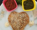 A picture of step 11 of Dil leaves /soya Parantha.