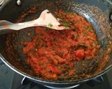 A picture of step 6 of Besan tikka masala.